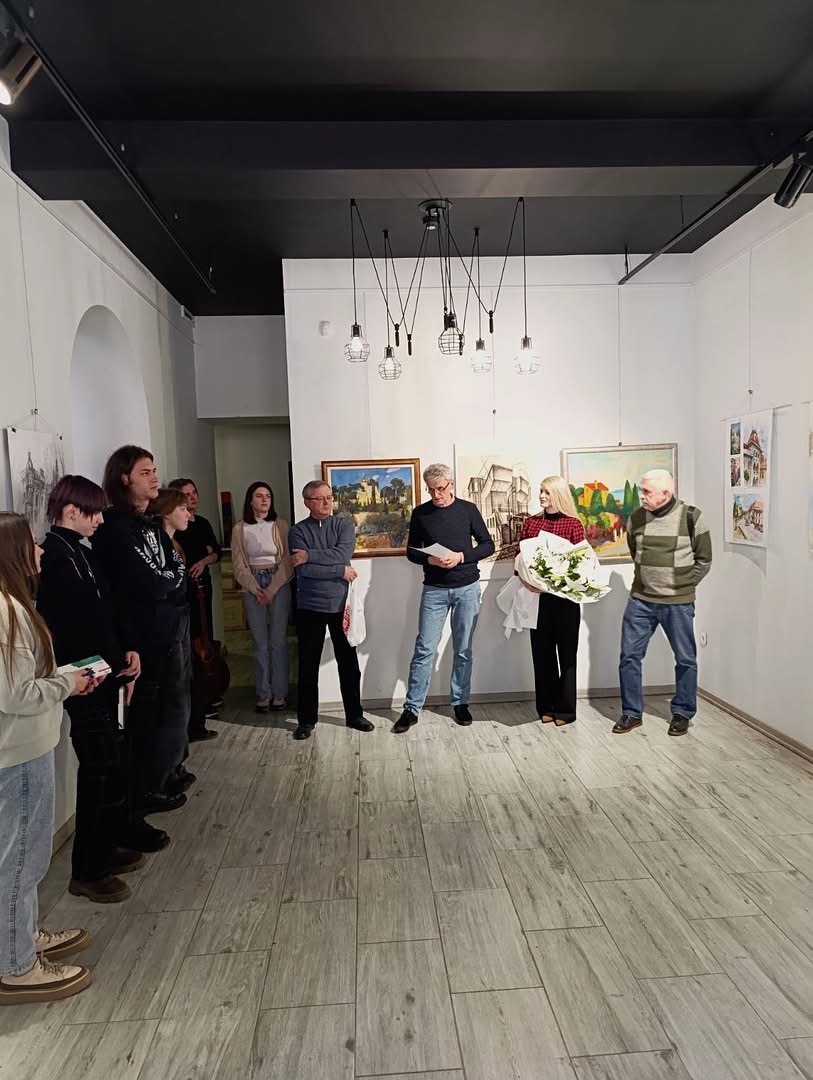 відкриття виставки робіт студентів факультету архітектури, будівництва та декоративно-прикладного мистецтва у провідній галереї сучасного мистецтва Steinbarg Gallery & Cafe, що на вул. Університетська, 11