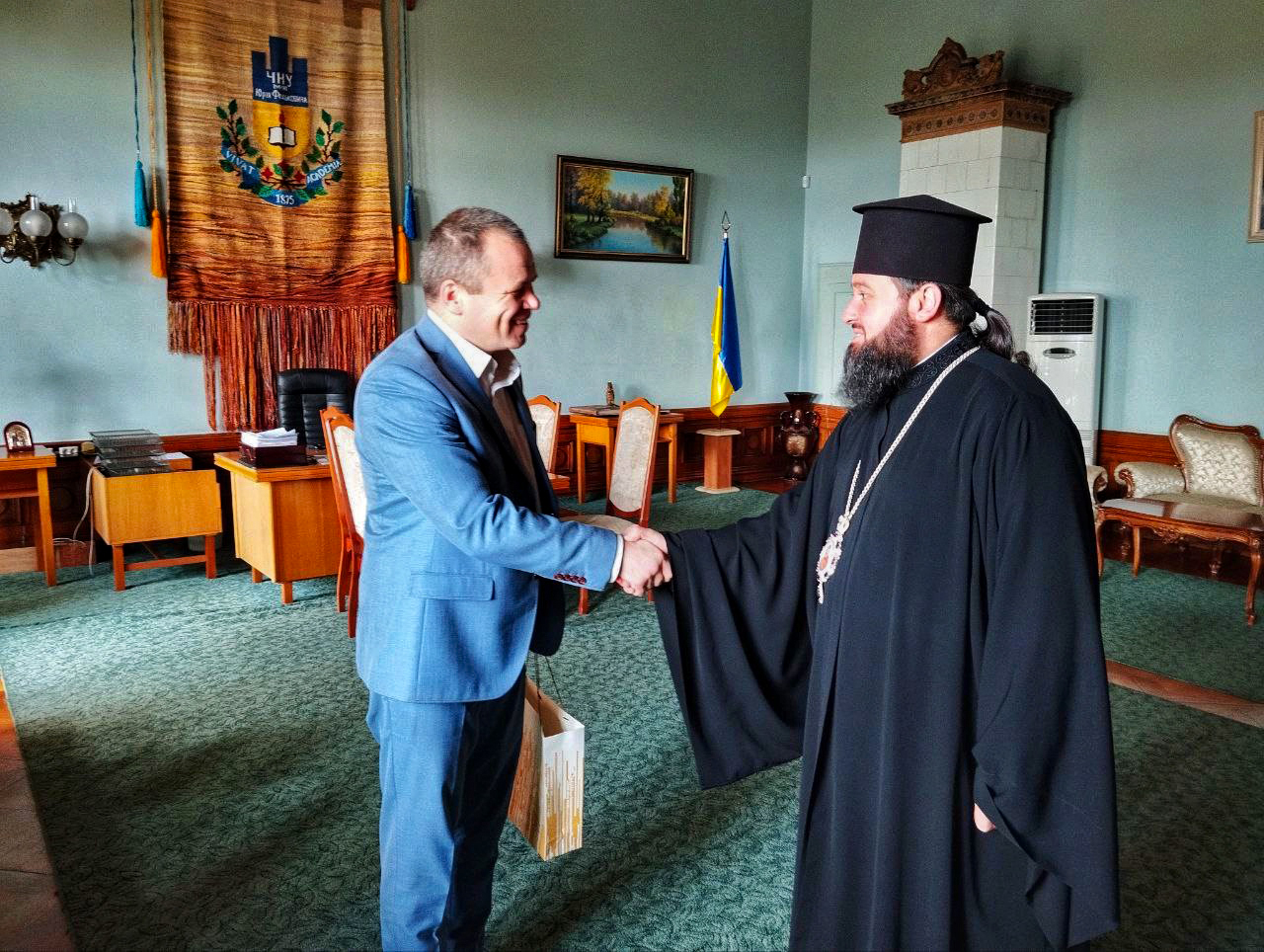 Зустріч представників духовенства з керівництвом університету